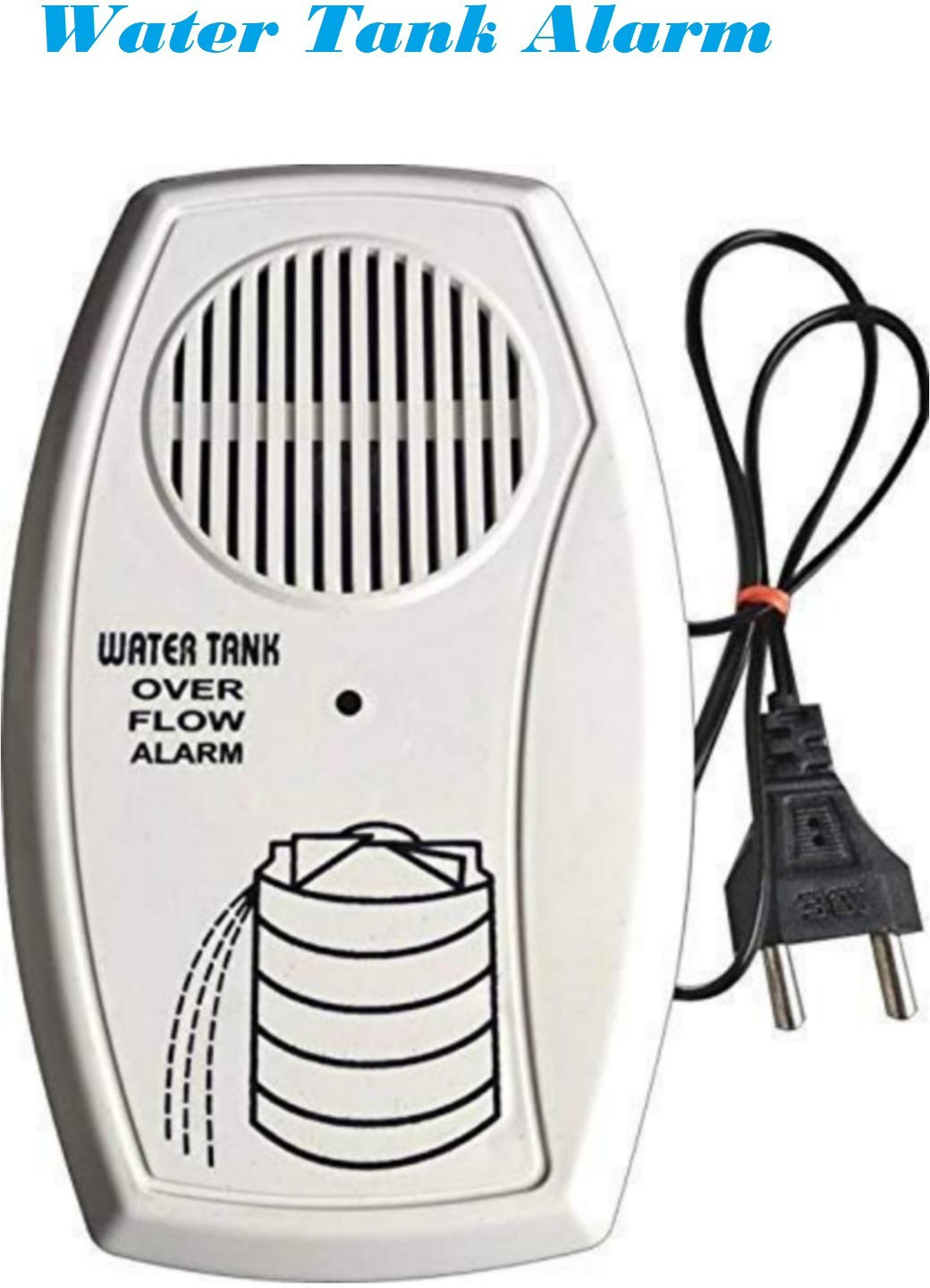 VSA Overflow Alarm Tank with Loud Water Alert Siren System with High with Voice Wired Sensor Security System image 1