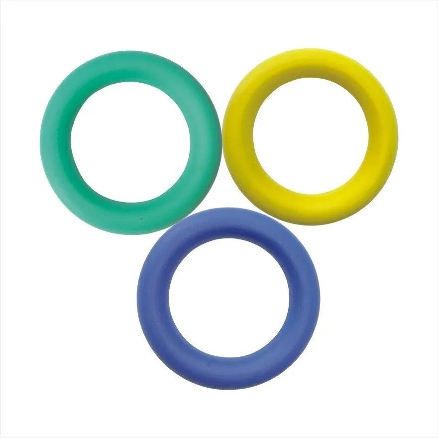 Tennikoit Rubber Ring Simple Ring Plain Ring ( Pack of 3) Rubber Tennikoit Ring