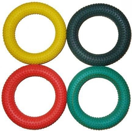 Tennikoit Ring Rubber Ring Dotted Ring ( Pack of 4) Rubber Tennikoit Ring