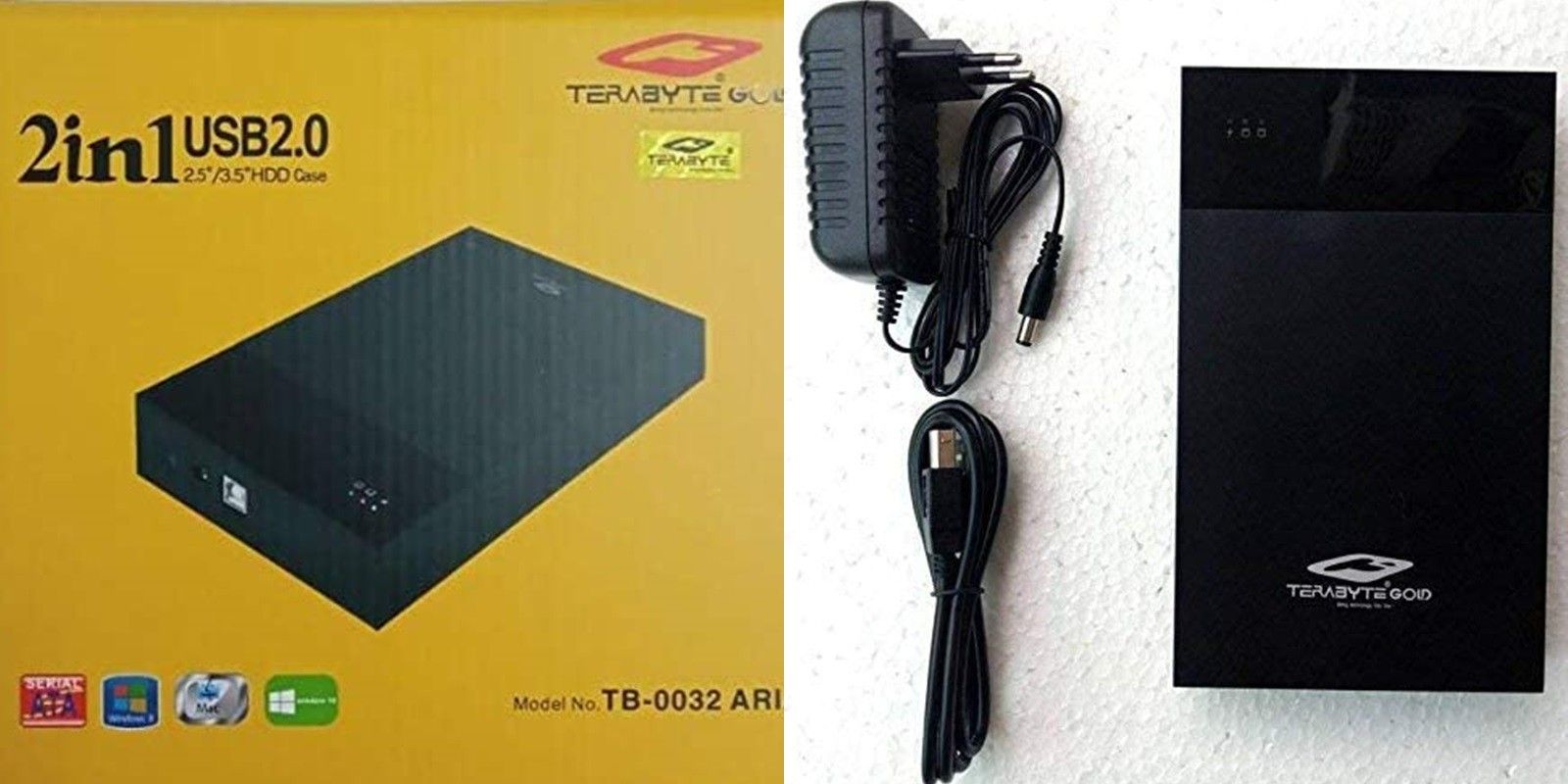 TERABYTE 2in1 USB 2.0 External Hard Disk Desktop Casing for HDD Sata Dual 2.5" and 3.5" 3.5 inch Hard Drive Enclosure USB 2.0 External 2.5 inch & 3.5 inch 2in1 Desktop Casing-image-43