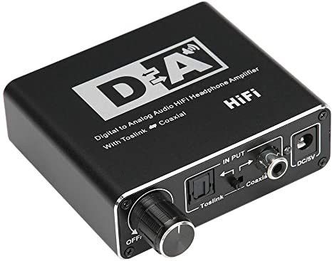 Digital Optical Coaxial Toslink to Analog RCA Audio Converter -TV HiFi 20 W AV Power Amplifier-image-45