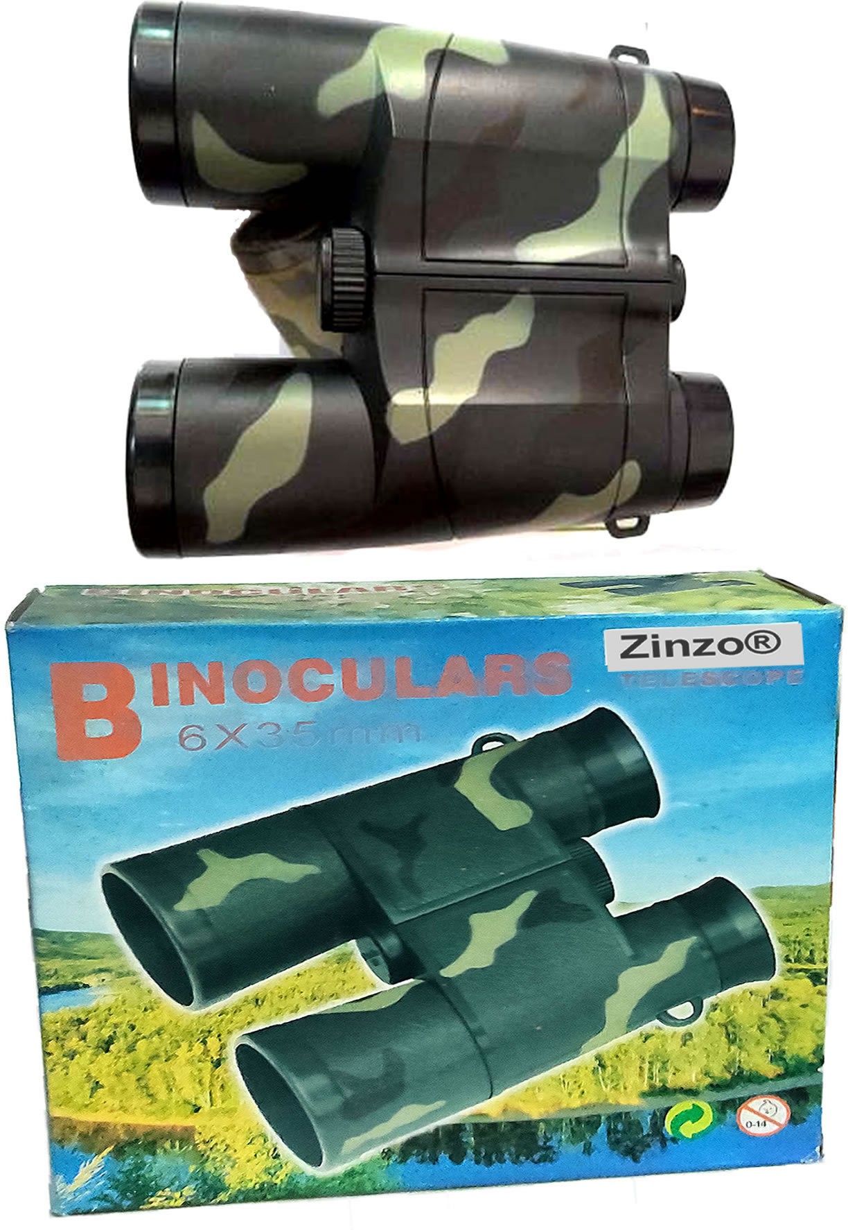 Zinzo SellRider Kids Binoculars,4X35 Optical Lens - Compact High Resolution Kids Binoculars-image-36