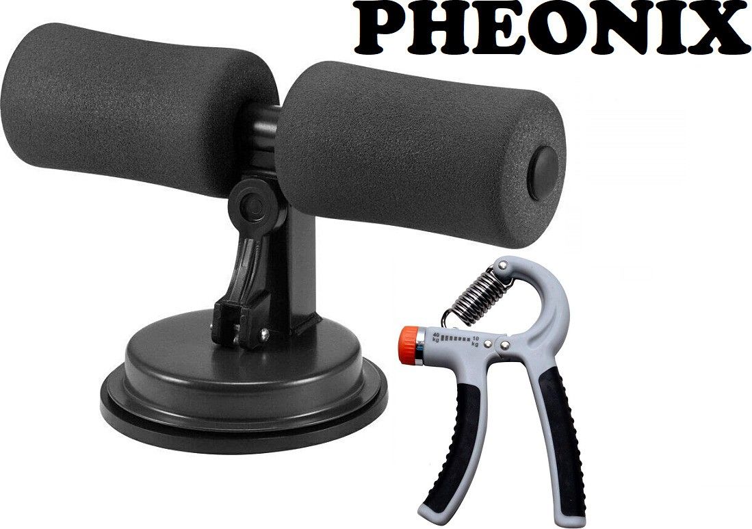 pheonix Workout Combo Of Sit Up Bar With Hand Gripper Fitness Accessory Kit Kit-picture-19