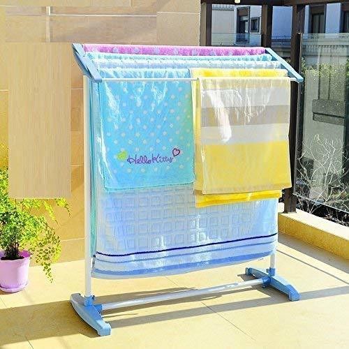 Mobile Towel Rack,Floor-Standing Mobile Room Save Space Towel Cloth Rack MULTI Towel Holder-image-46