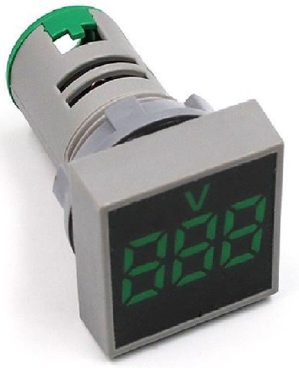 22MM AC 12-500V Voltmeter Square Panel LED Digital Indicator Light Digital Voltage Tester-image-29
