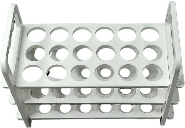 aanij Test tube stand 3 TIER: 15mm × 18 Holes (Pack of 1) Polypropylene Test Tube Rack-picture-26