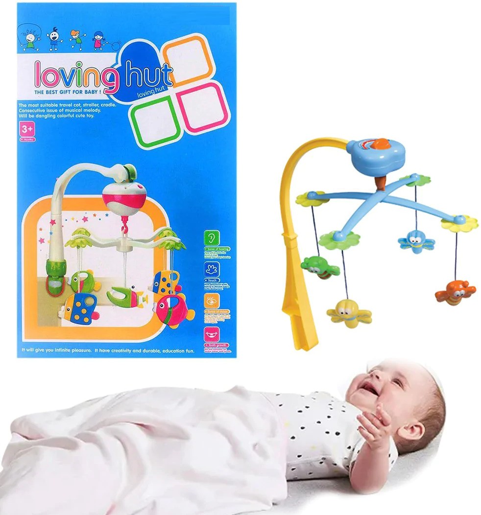 Musical Baby Cot Mobile Hanging Toy Rattle 13015