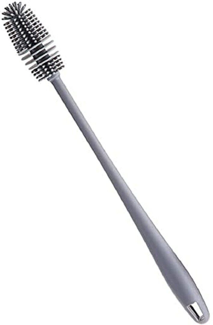 Bottle Mug Cleaning Brush, Glassware Cleaning TPR Made Flexible Bristles Brush.