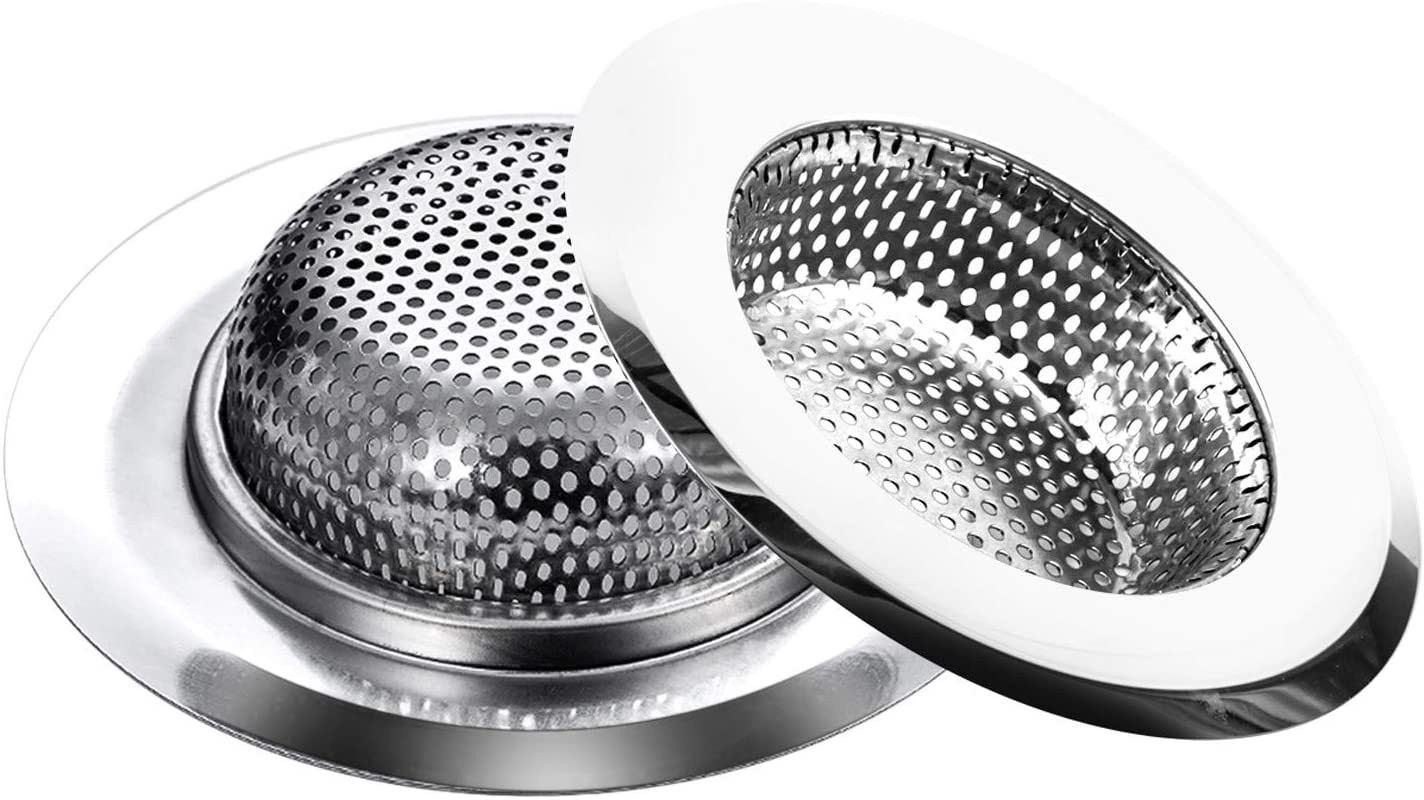Kitchen Sink Stainless Steel Push Down Strainer-image-37