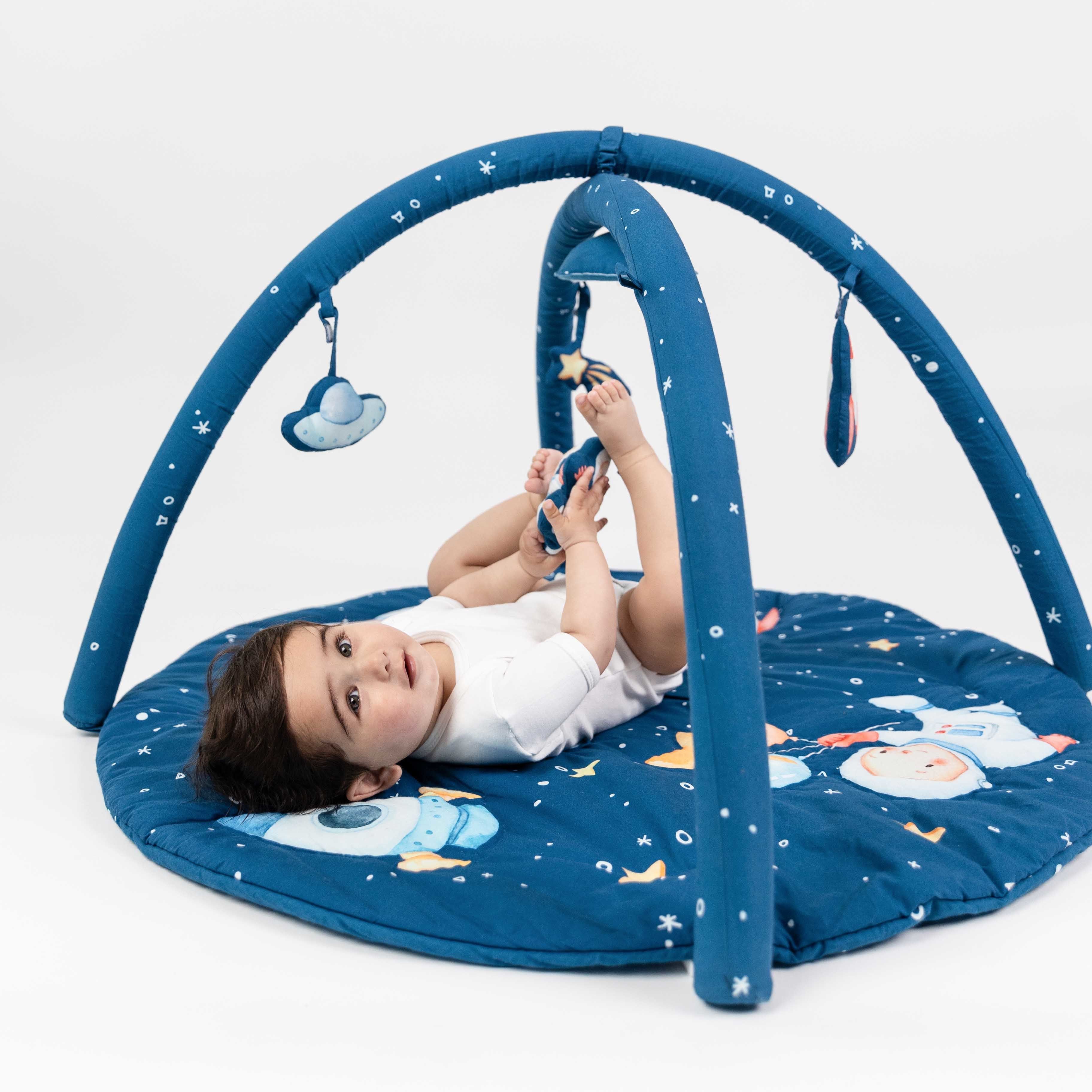 haus & kinder Spacewalk Baby Activity Gym with set of 5 rattles-picture-49