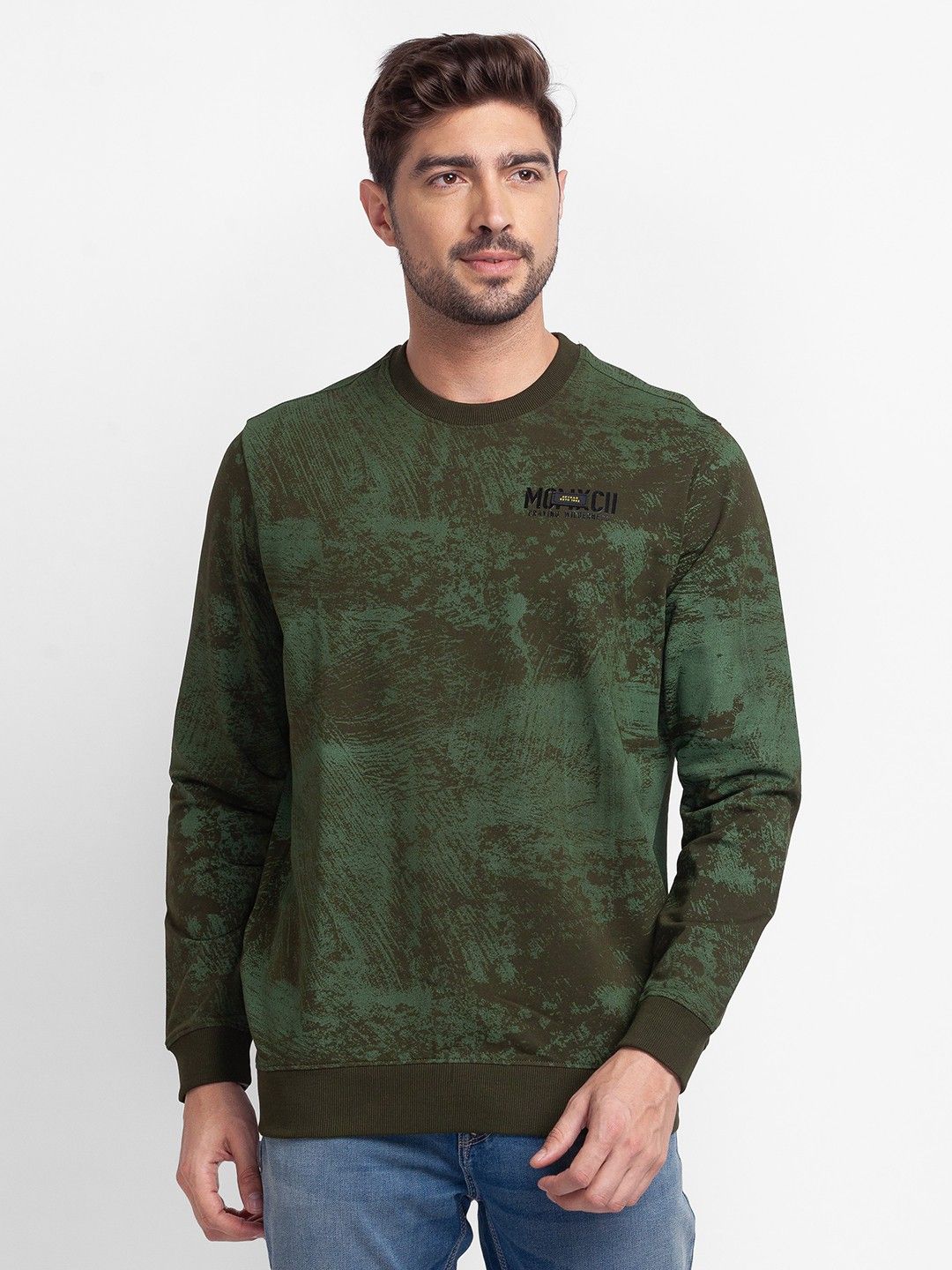 spykar Men Full Sleeve Printed Sweatshirt-picture-11