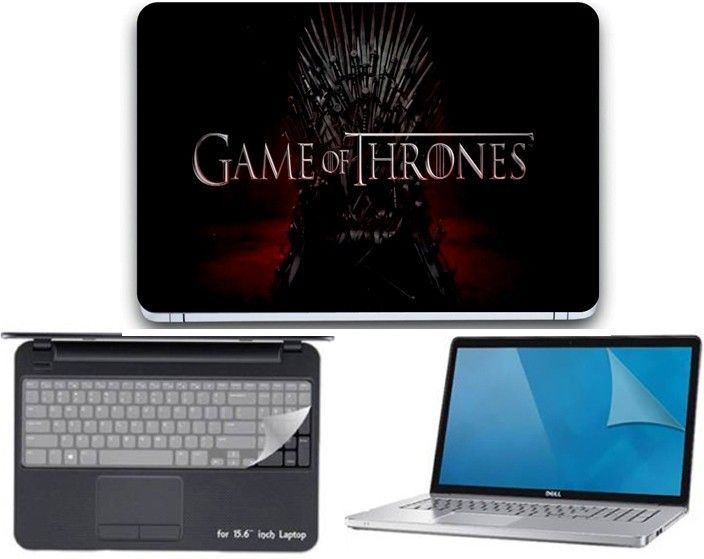 UNIXAA Vinyl Laptop Skin Sticker 3IN1 Combo With Screen Guard & Key Guard - 3494 Combo Set-picture-16