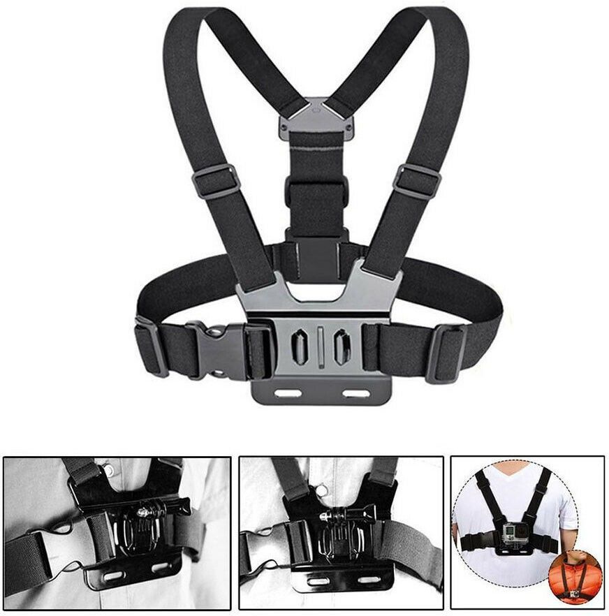 TECHGEAR Adjustable Body Harness Chest Belt Strap Mount Accessory Strap-picture-35