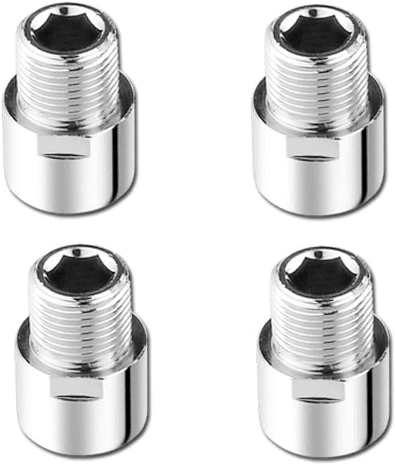 C.P Extension Nipple 1-INCH- Set of 4 Faucet Nozzle