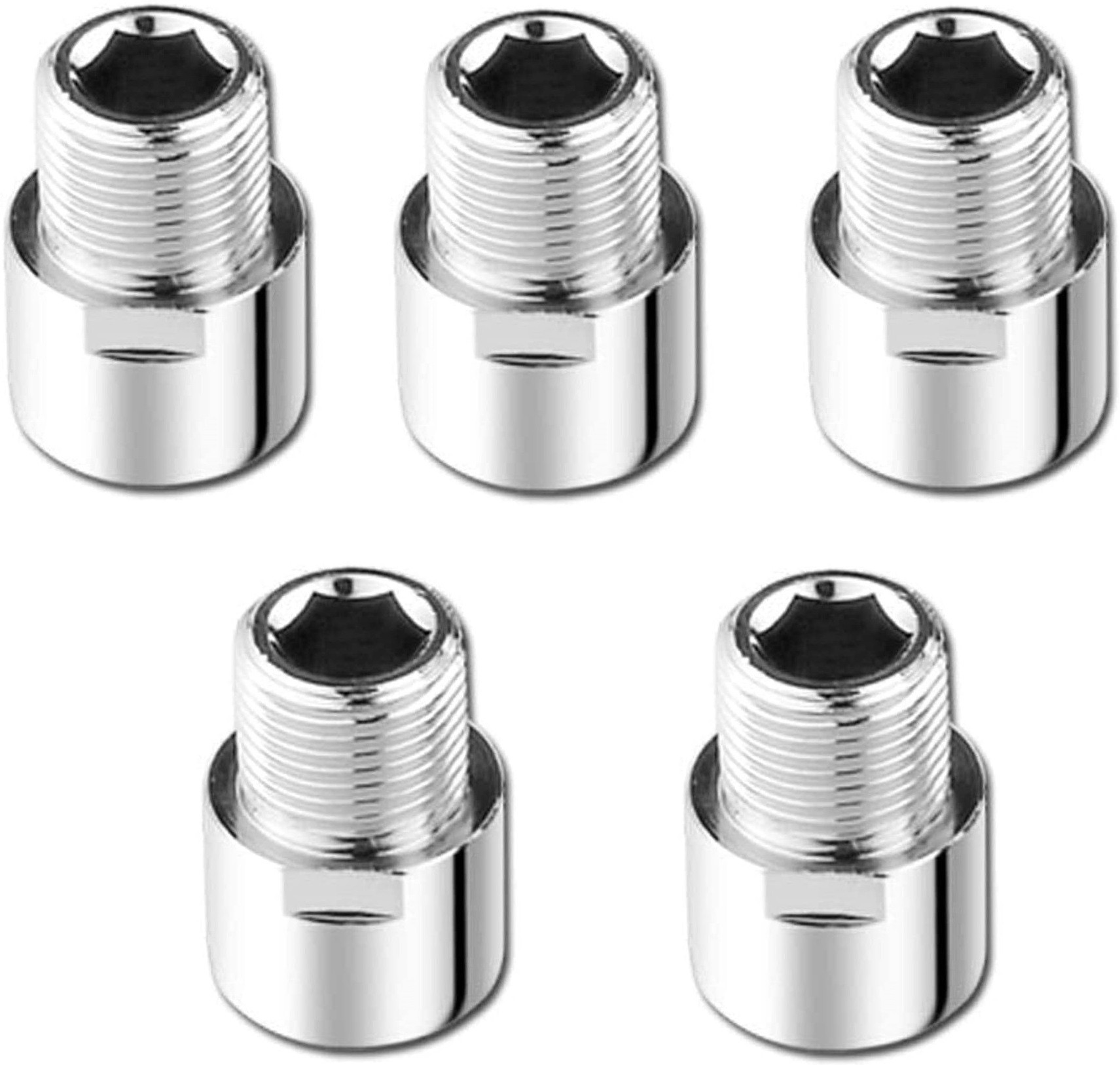 tapsa C.P Extension Nipple 1-INCH- Set of 5 Faucet Nozzle image 1