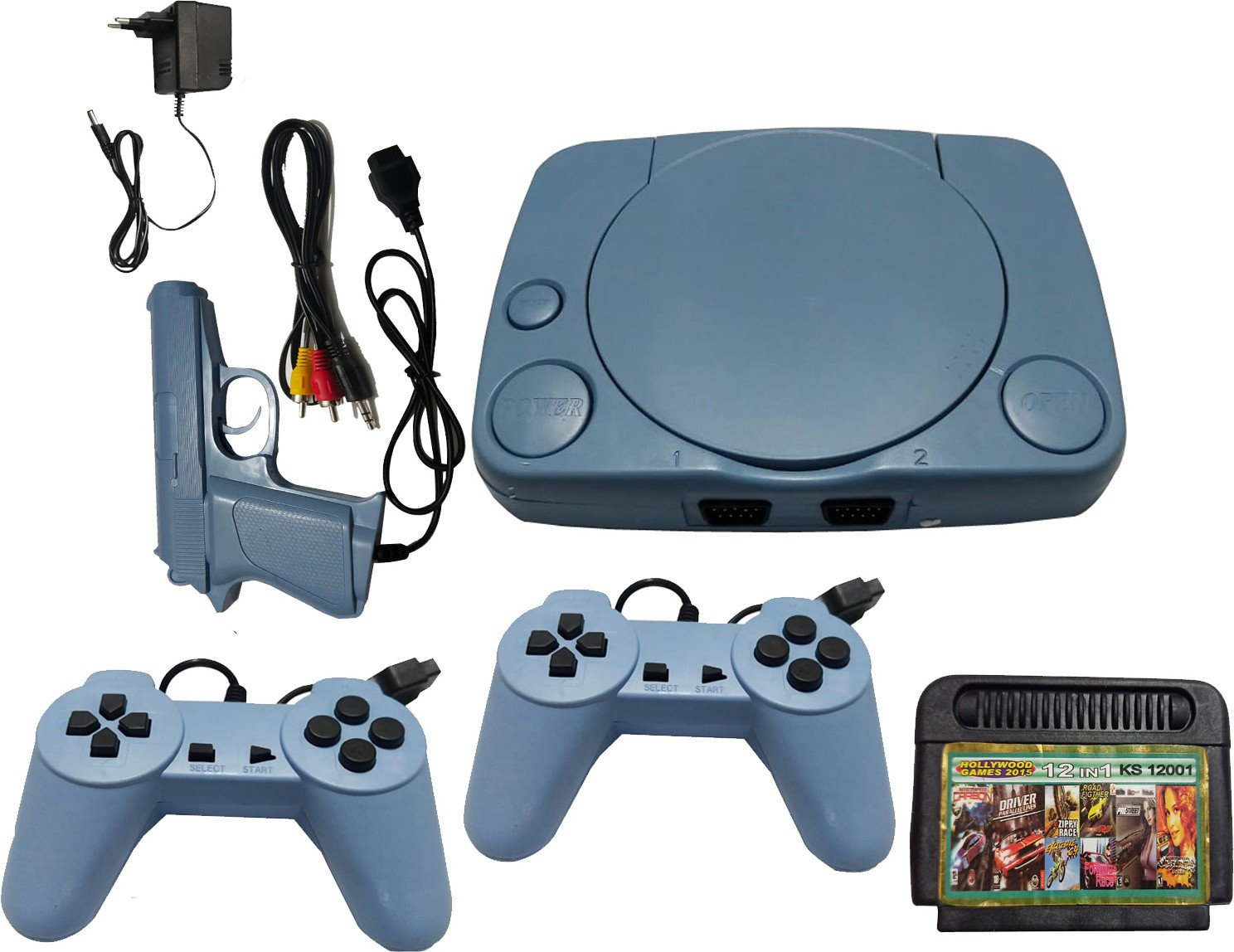 KAIKO 8 Bit TV Video Gaming With 12IN 1 Cassette in ,Formula race,Zippyrace,Prostreet with Contra, Super Mario Bros And Many More image 1