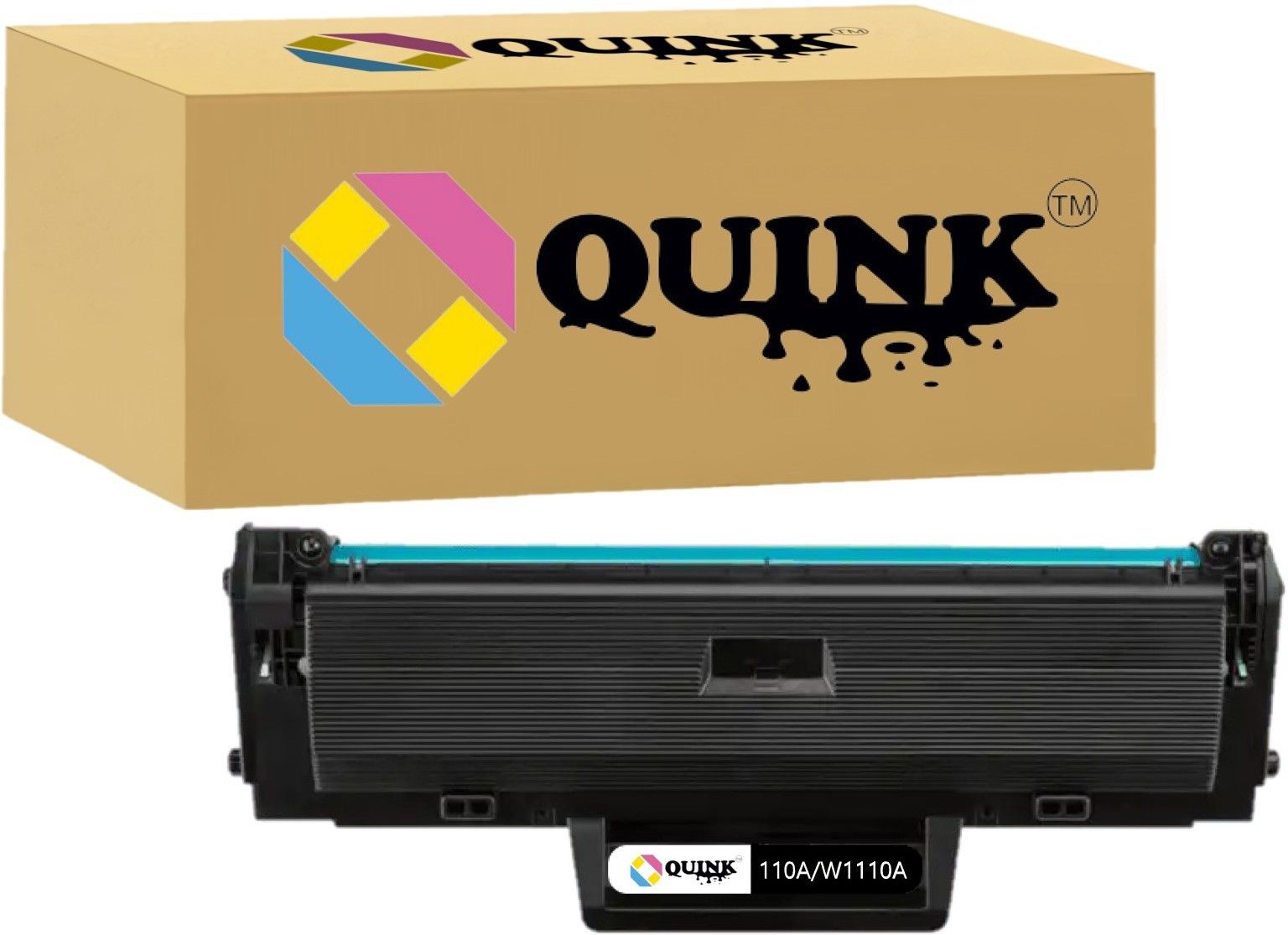 QUINK 110A toner cartridge compatible with HP laser 100 series and 130 series, 108a Black Ink Cartridge-image-40