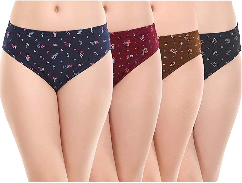 Pack of 4 Women Hipster Multicolor Panty-image-6