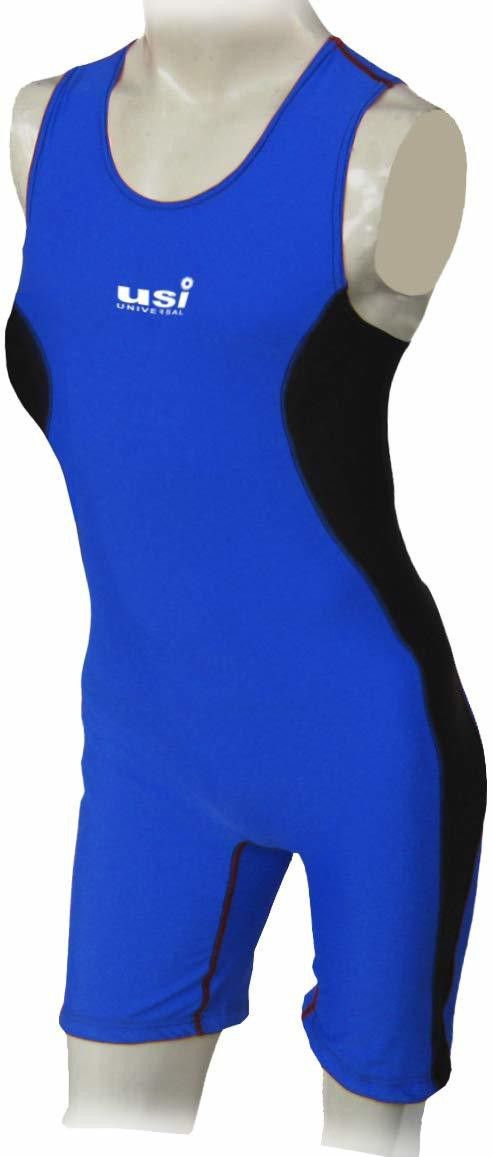 Wrestling Suit for Women (419WSW) XL BLUE Solid Women Blue Swimsuit-image-40