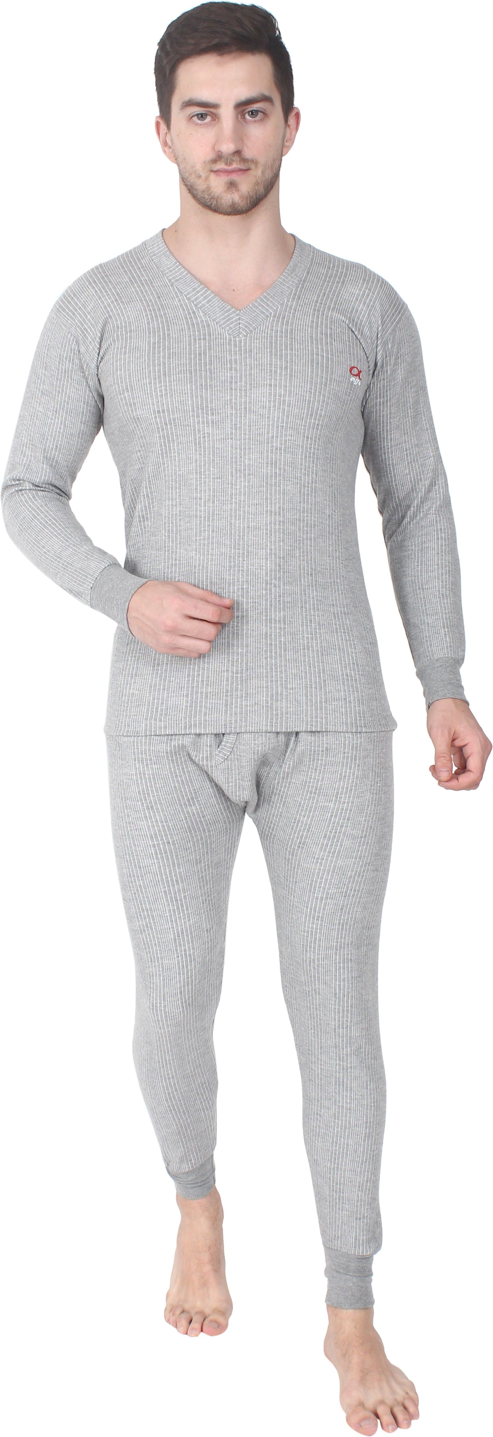 ALFA Quilted Premium Men Top - Pyjama Set Thermal-image-20