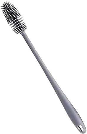 Silicone Glass and Bottle Cleaning Brush BPA Free -Long Handle(1pcs -multicolor)