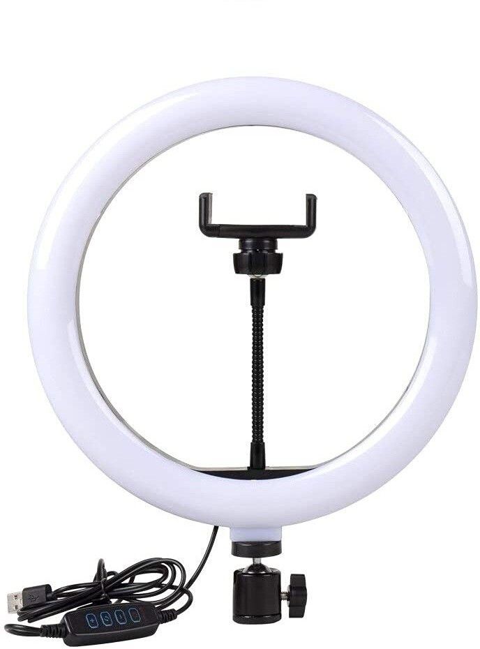 INVICTO 10" Portable LED Ring Light for Youtube Photo-Shoot Video Shoot Makeup Vlogging Ring Flash