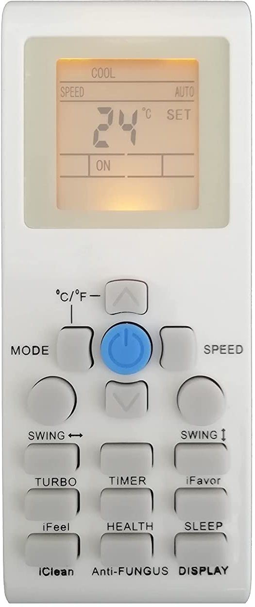 BhalTech 171 AC Remote with Display Light Compatible for Reconnect AC with Backlight Remote Controller image 1