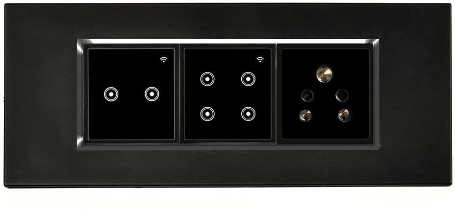 Urja Smart Automation 6M Smart Touch Switch Plate (10 Amp + 16Amp + Smart Socket)-picture-28