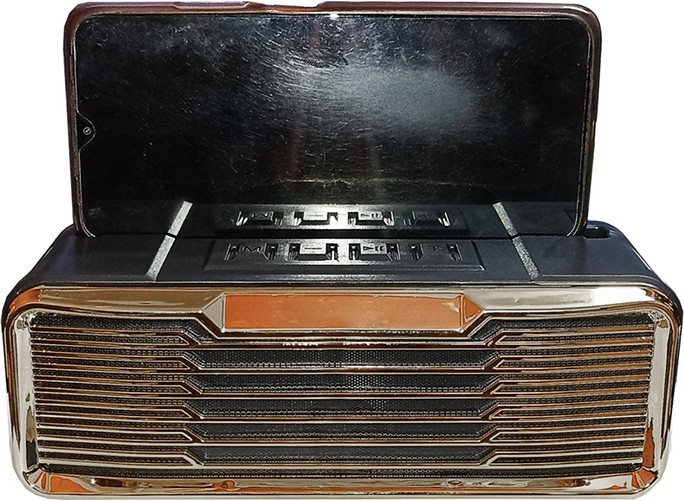 BeerTech RM-BT569 FM Bluetooth Speakar, USB and SD card Speakar with mobile stand Speaker Mod image 1
