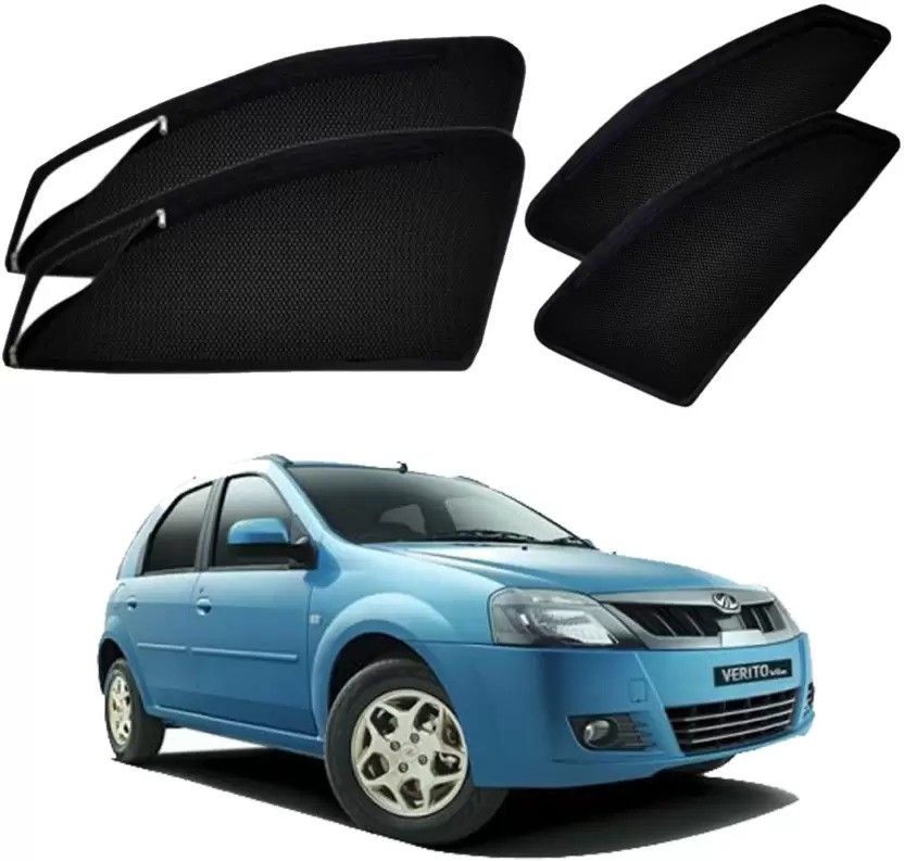 rakrish Rear Window, Side Window Sun Shade For Mahindra Verito-picture-13