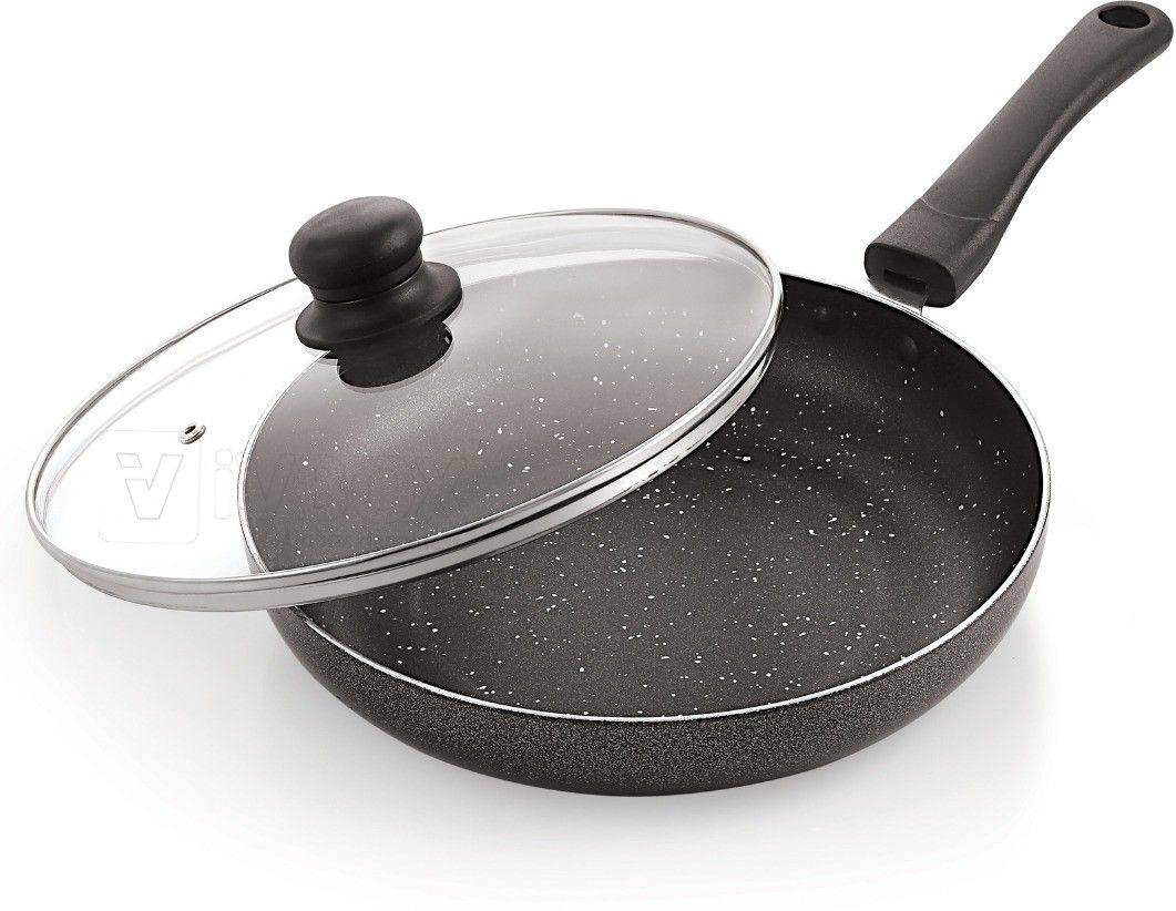 ® Eco-Plus 260cm Non-Stick Cookware Frying Pan With Outer Hard-Stone Coating Fry Pan 26 cm diameter with Lid 1.5 L capacity