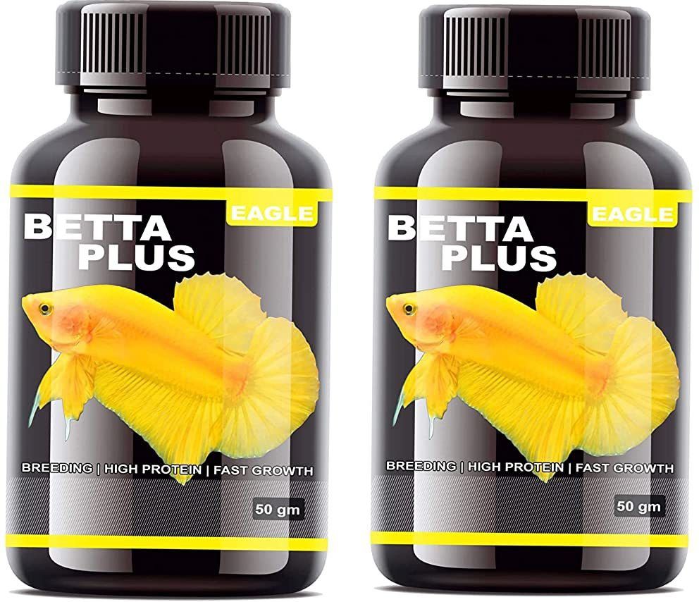 Betta Plus Fish Food, 50G (Pack of 2) Breeding High Protein Fast Growth REDBEAKS 0.1 kg (2x0.05 kg) Dry Young, Adult, Senior Fish Food-image-47