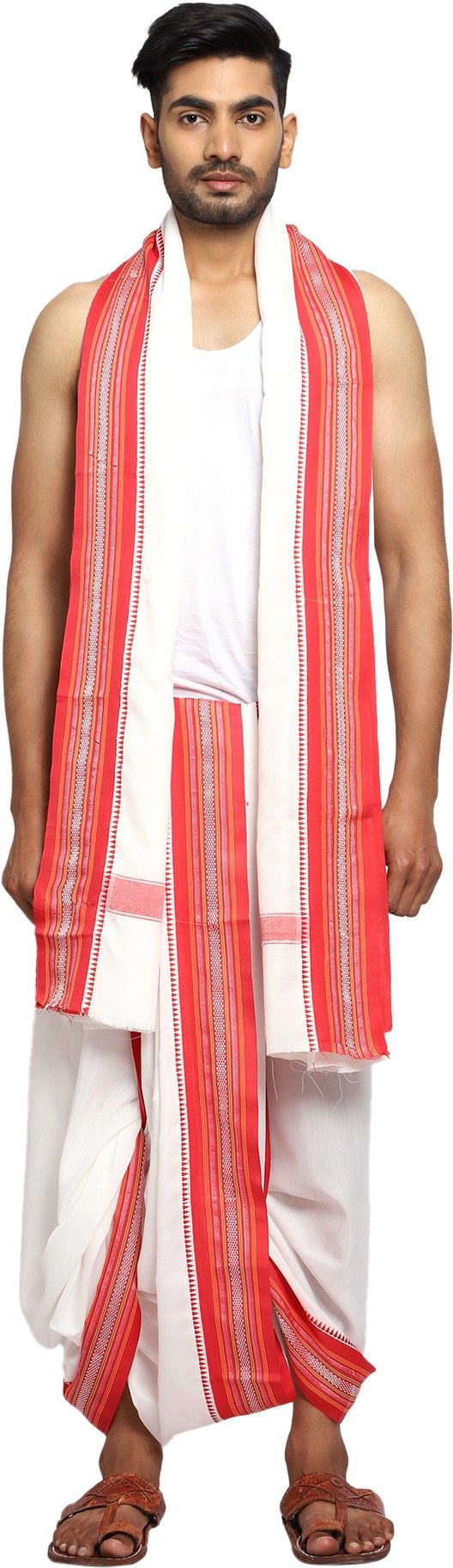 RAMESHWARAM FABRICS Men Dhoti-picture-17