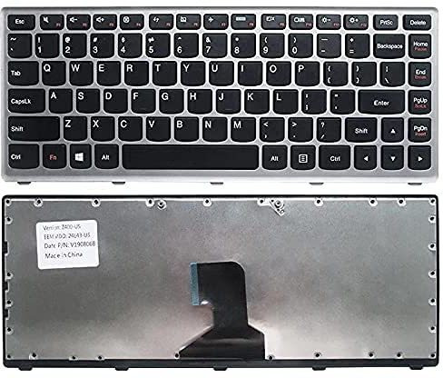 TechSonic Keyboard for Ideapad P400 / Z400 / Z400N / Z400T / Z400A Laptop Keyboard Replacement Key image 1