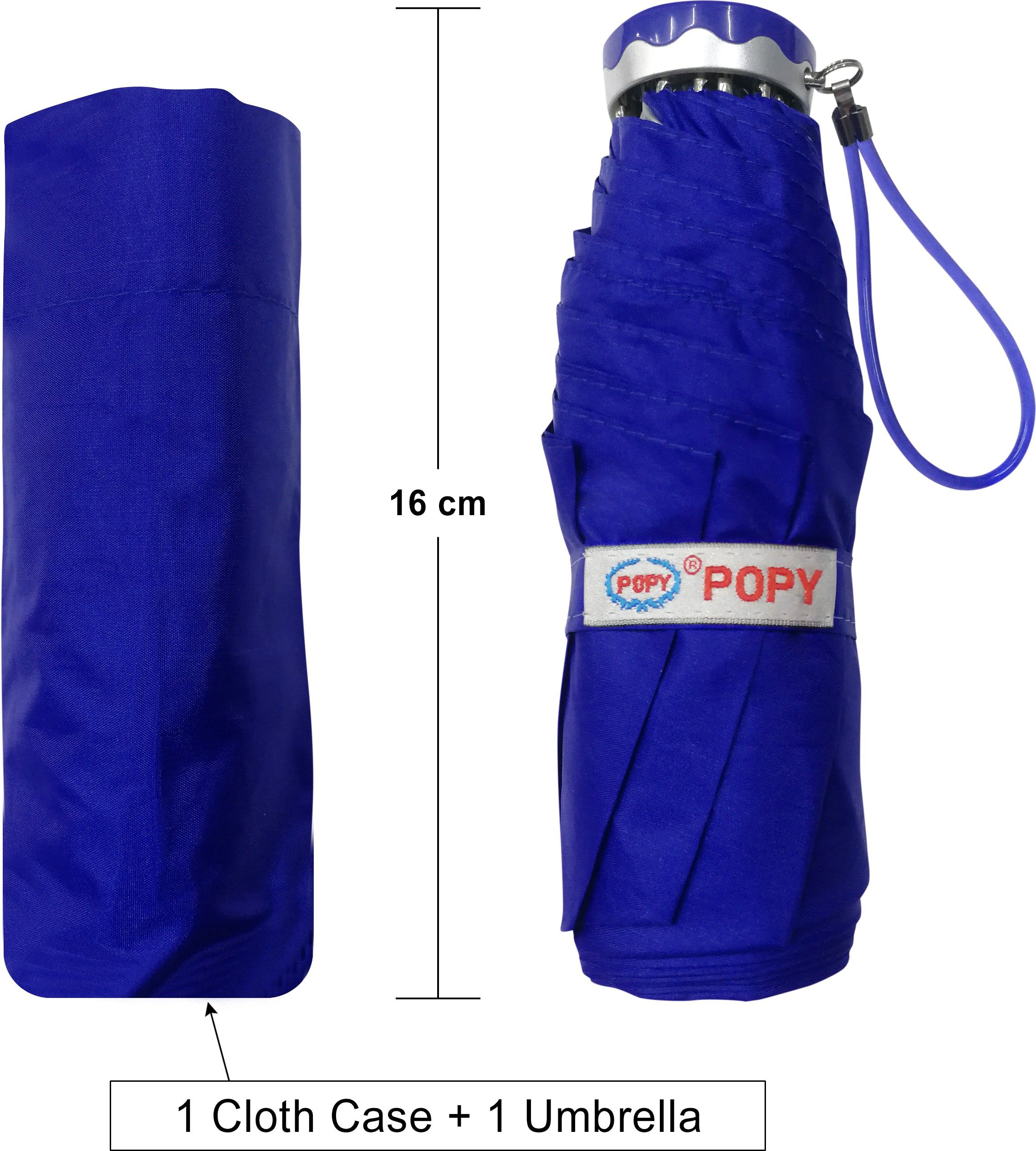 Nano™ Solid Color #2 with Silver Coating and Case Umbrella