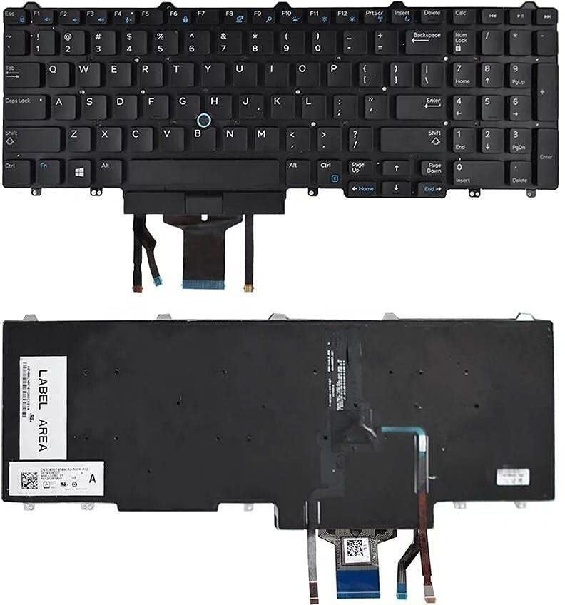 TechSonic Keyboard Compatible E5550 E5570 5550 5580 5590 Laptop Keyboard Replacement Key image 1