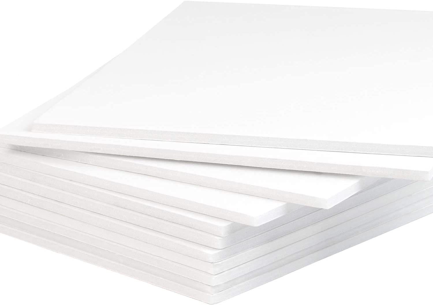 A4 Size 6 Craft Foam Board Set 3 Mm, White