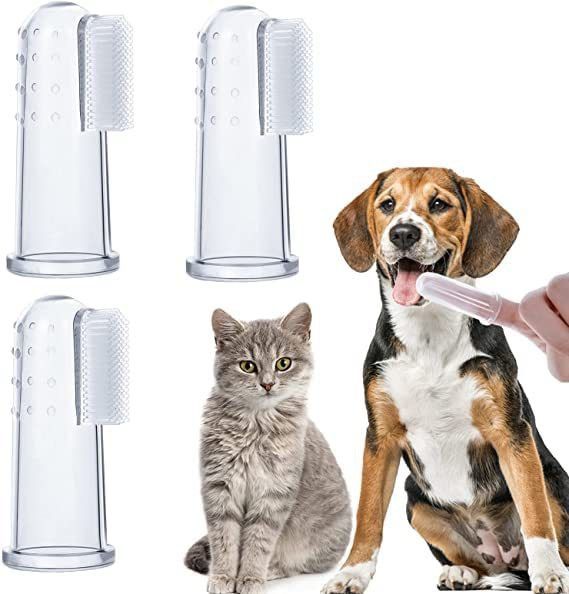 jariso Dog Cat Soft Finger Toothbrush Pet Oral Dental Brush Pet Toothbrush-picture-19