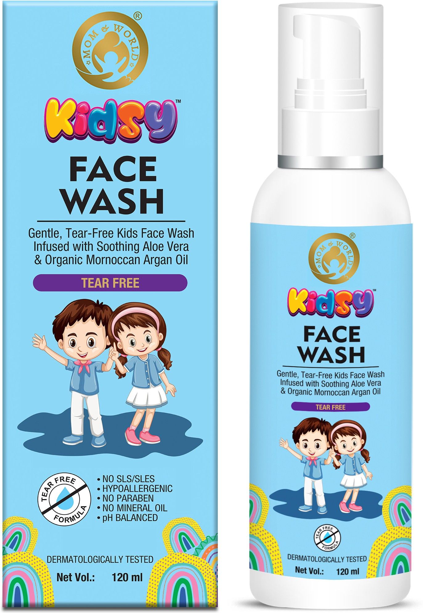 Mom &World Kidsy Face Wash Tear Free