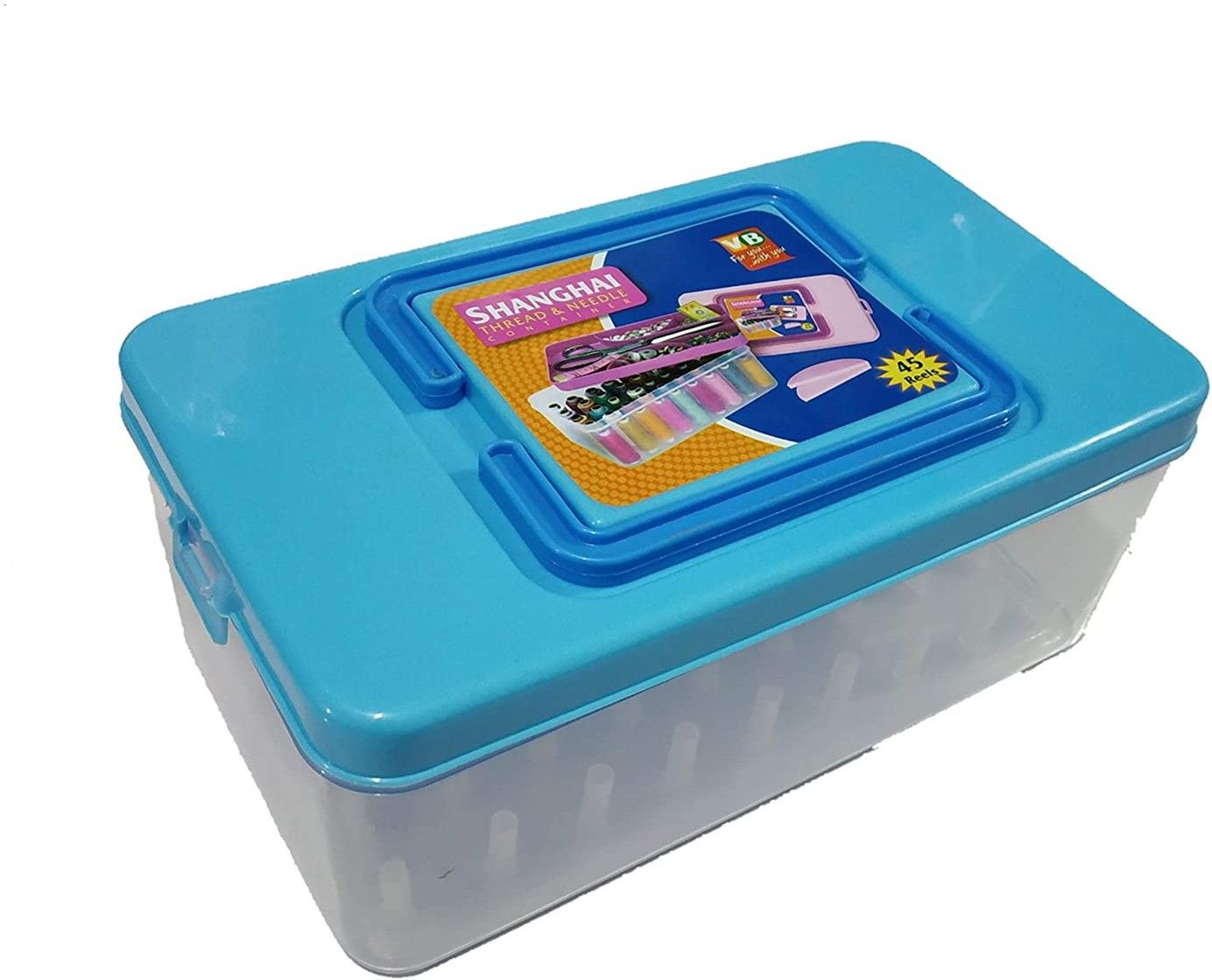 1 pc of 45 reels thread box for stitching, tailor kit for for homes & shop Sewing Kit-image-4