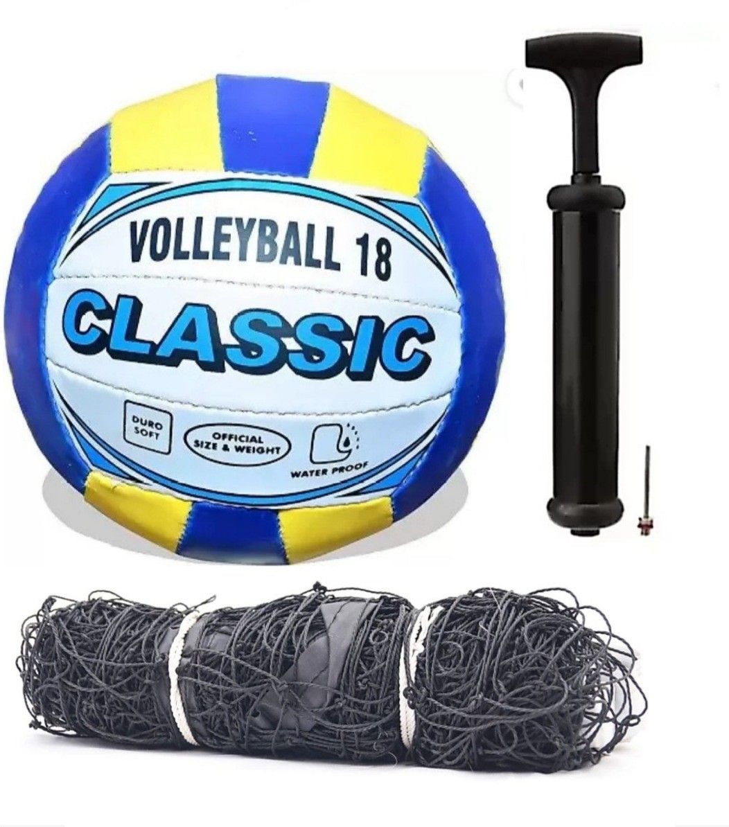 classic volleyball with net and DX13 pump Volleyball - Size: 4-image-5