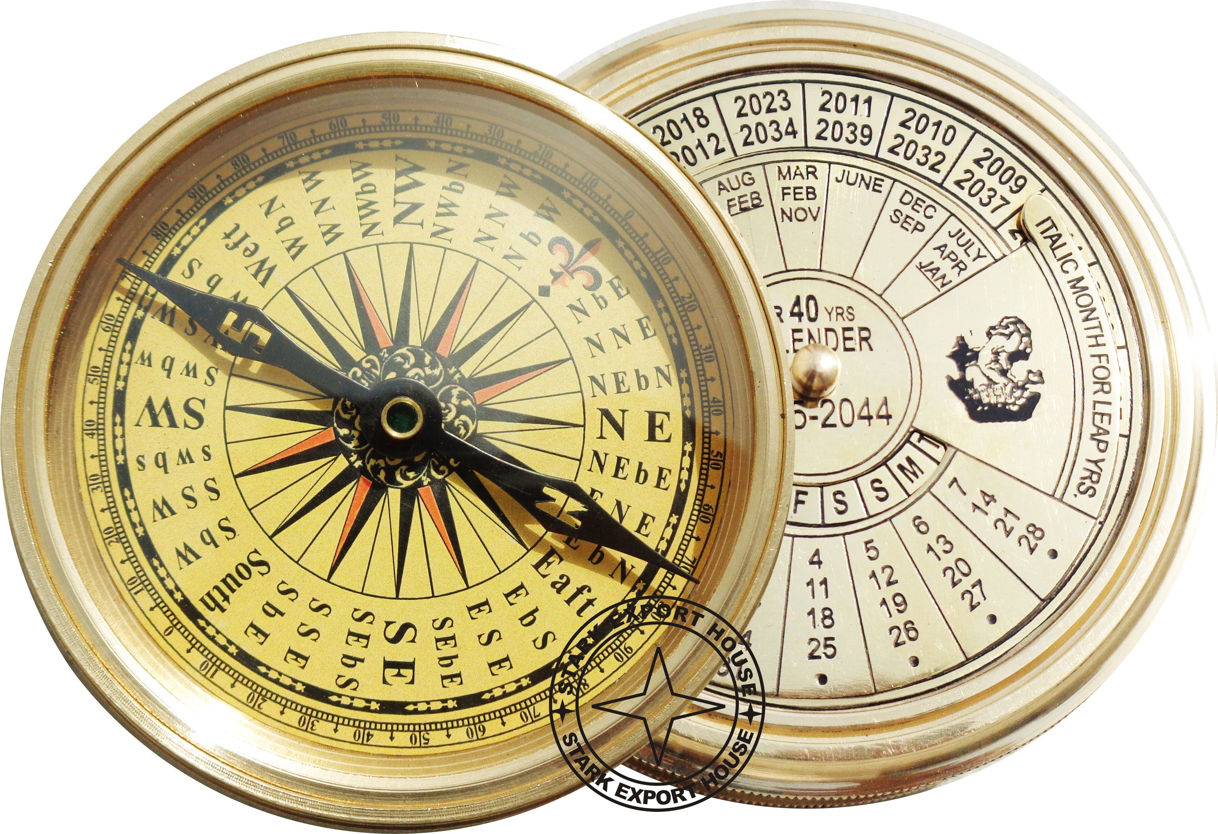 stark export house Brass 3" Inch Sundial Compass Great Gift Item Compass-picture-36