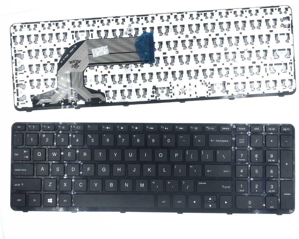 TechSonic Keyboard Pavilion 708168-001 / 2B-069010110 / 710248-001 / 9Z.N9HSQ.001 / SN7130 Laptop Keyboard Replacement Key image 1