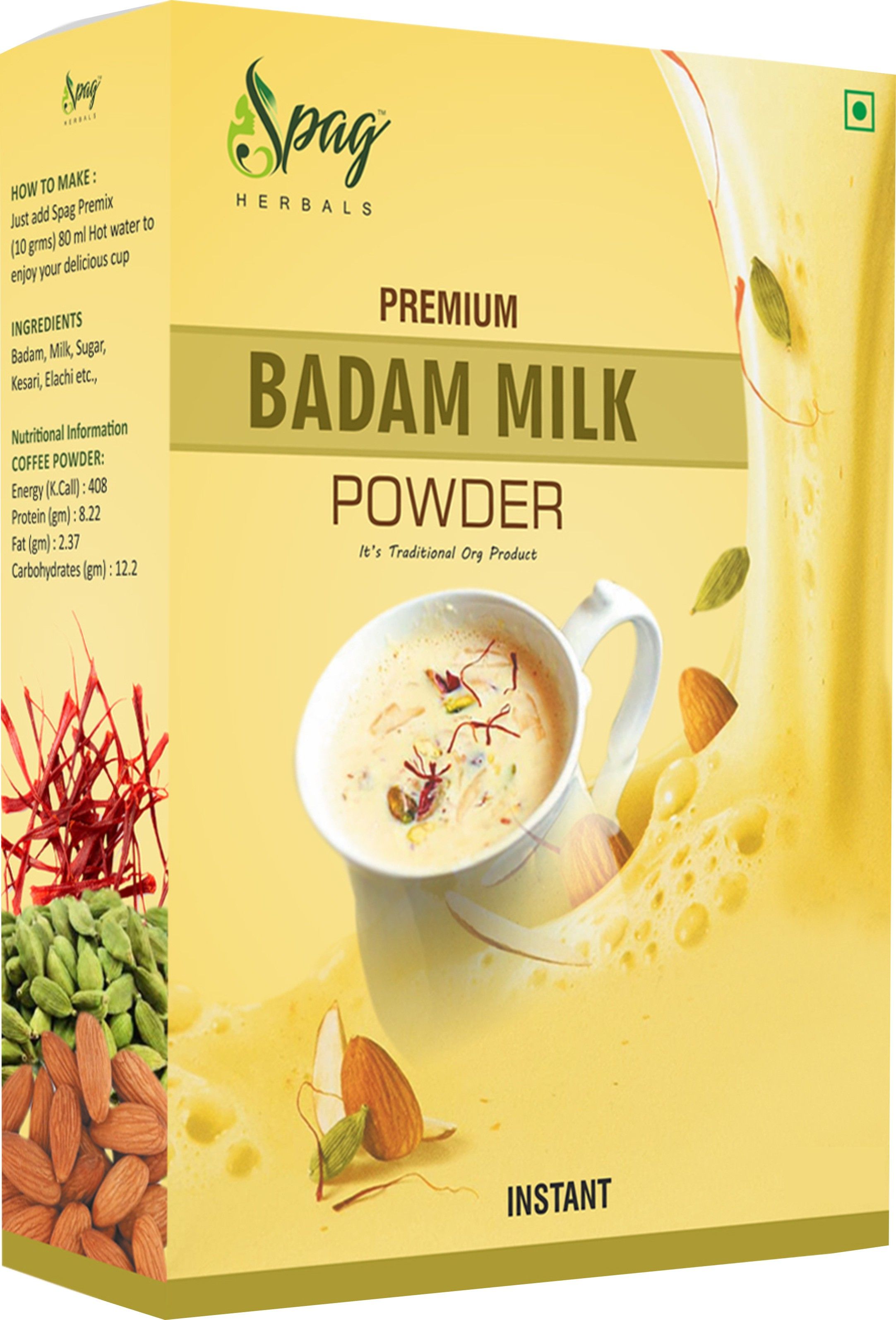 spag herbals Instant Premix Badam Milk Powder-picture-30