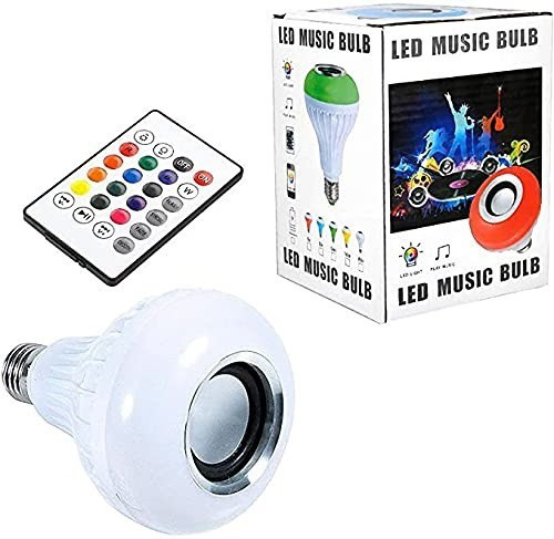 BSVR Smart RGB Music Bulb 325 Bluetooth Speaker, Remote Control For Party Decoration Speaker Mod image 1