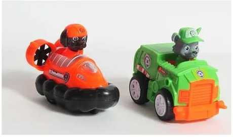 toyeez Patrolling Buddies Car Set of 2 (Rocky and Zuma) image 1