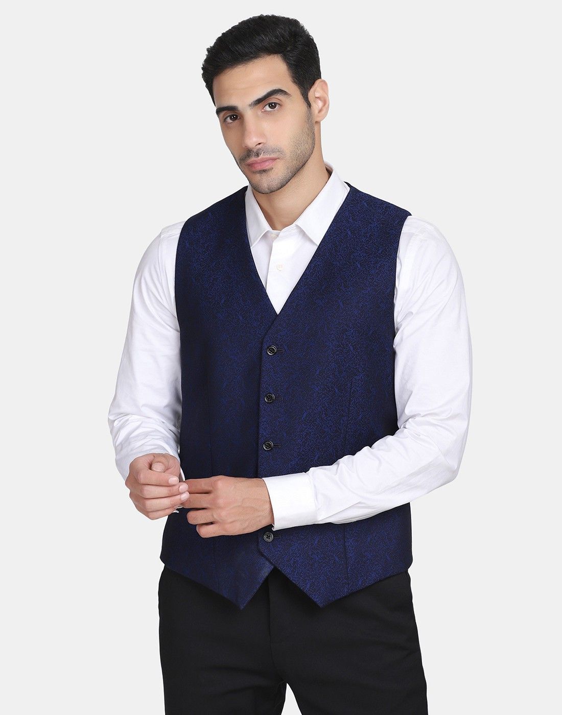 blackberrys Solid Men Waistcoat-picture-24