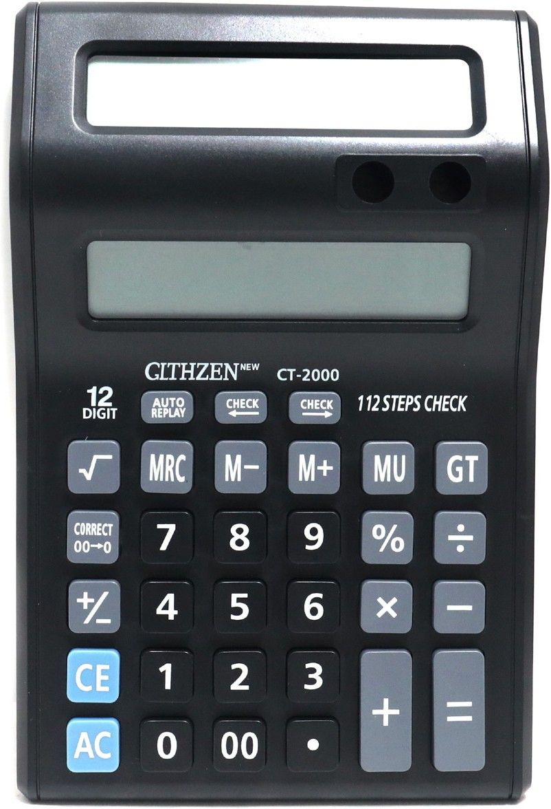 Dual Double Display with Pen Stand -CT-2000 BasicCalculator-image-25