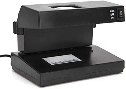 DRMS STORE Counterfeit Fake Note/Money/Cash Detector with UV Lamp and Magnifying Glass Heavy Duty for Banks and Professional Use Handheld Currency Detector