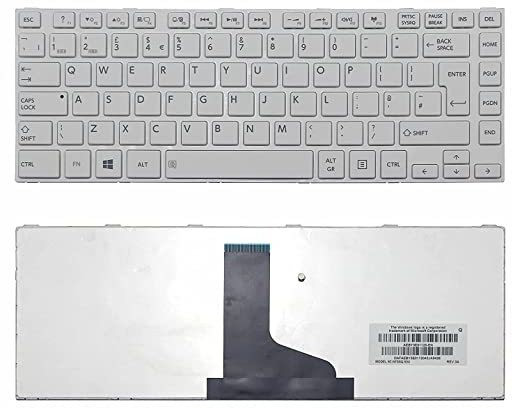 TechSonic Satellite C800 C800D C805 C840 C840D Laptop Keyboard Replacement Key image 1